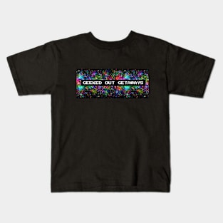 Geeked Out Getaways Logo Kids T-Shirt